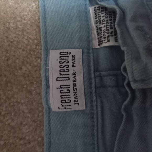 French Dressing brand powder blue jeans, made in Canada - Picture 3 of 5